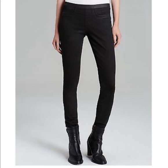 Helmut Lang Denim - Helmut Lang Dark Wash Pull On Skinny Jeans Size 27